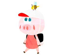 Daily cute pig sticker #114500