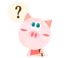 Daily cute pig sticker #114502