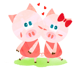 Daily cute pig sticker #114504