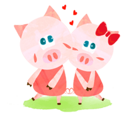 Daily cute pig sticker #114504