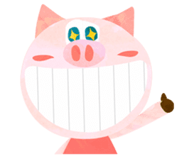Daily cute pig sticker #114505
