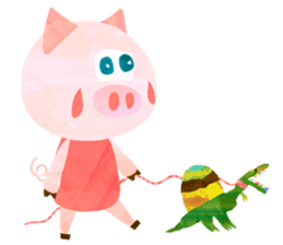 Daily cute pig sticker #114506