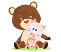 Daily cute pig sticker #114508