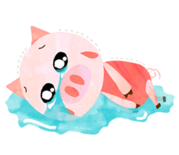Daily cute pig sticker #114509