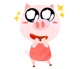 Daily cute pig sticker #114515