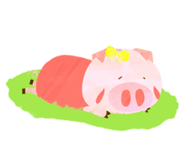 Daily cute pig sticker #114517