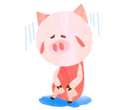 Daily cute pig sticker #114518