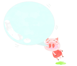 Daily cute pig sticker #114524