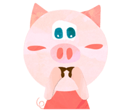 Daily cute pig sticker #114525