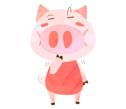Daily cute pig sticker #114526