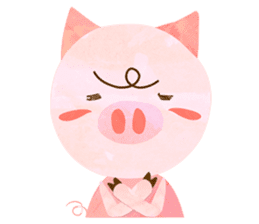 Daily cute pig sticker #114527