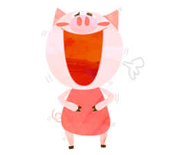 Daily cute pig sticker #114530