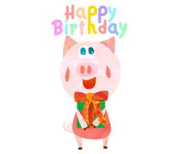 Daily cute pig sticker #114531