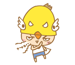 Super chickman sticker #114774