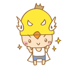 Super chickman sticker #114807
