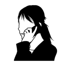 Silhouette Watanabe sticker #115120