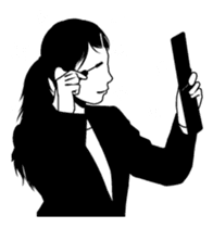 Silhouette Watanabe sticker #115126