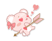 Pastel Kuma-kyun sticker #115652