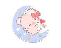 Pastel Kuma-kyun sticker #115658