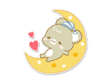 Pastel Kuma-kyun sticker #115659