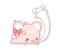Pastel Kuma-kyun sticker #115666