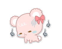 Pastel Kuma-kyun sticker #115668