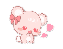 Pastel Kuma-kyun sticker #115669