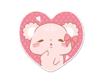 Pastel Kuma-kyun sticker #115670