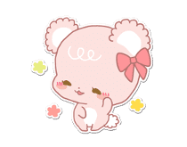Pastel Kuma-kyun sticker #115673