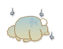 Pastel Kuma-kyun sticker #115678