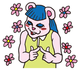 Funny Fuzzy Mouse 3 sticker #115698