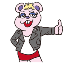 Funny Fuzzy Mouse 3 sticker #115731