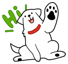 A Dog Called SHIRO sticker #115735