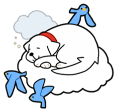 A Dog Called SHIRO sticker #115747