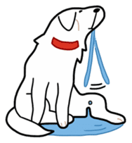 A Dog Called SHIRO sticker #115753