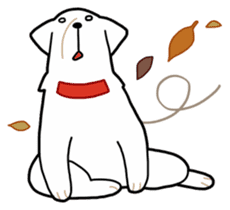 A Dog Called SHIRO sticker #115760