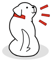 A Dog Called SHIRO sticker #115767