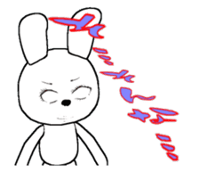 The rabbit which is full of expressions3 sticker #115864