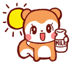 marron's pop animals sticker #116131