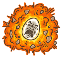 Boiling OSSAN Eggs! sticker #116476