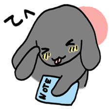 rabbit Woo-tan sticker #116517