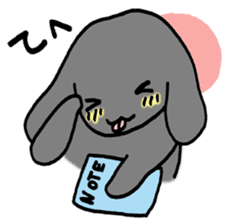 rabbit Woo-tan sticker #116517