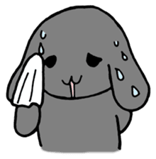 rabbit Woo-tan sticker #116521