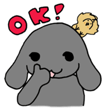 rabbit Woo-tan sticker #116525