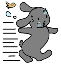 rabbit Woo-tan sticker #116531