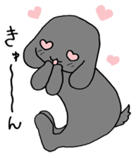 rabbit Woo-tan sticker #116535