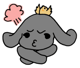 rabbit Woo-tan sticker #116536
