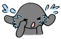 rabbit Woo-tan sticker #116541