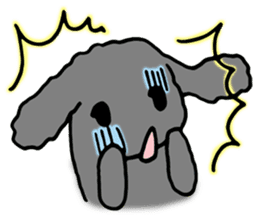 rabbit Woo-tan sticker #116544