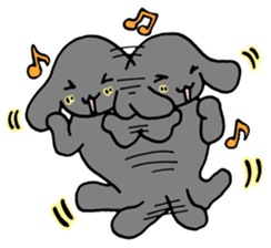 rabbit Woo-tan sticker #116545